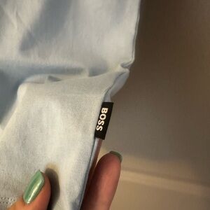 HUGO BOSS Graphic T-Shirt in Light Blue